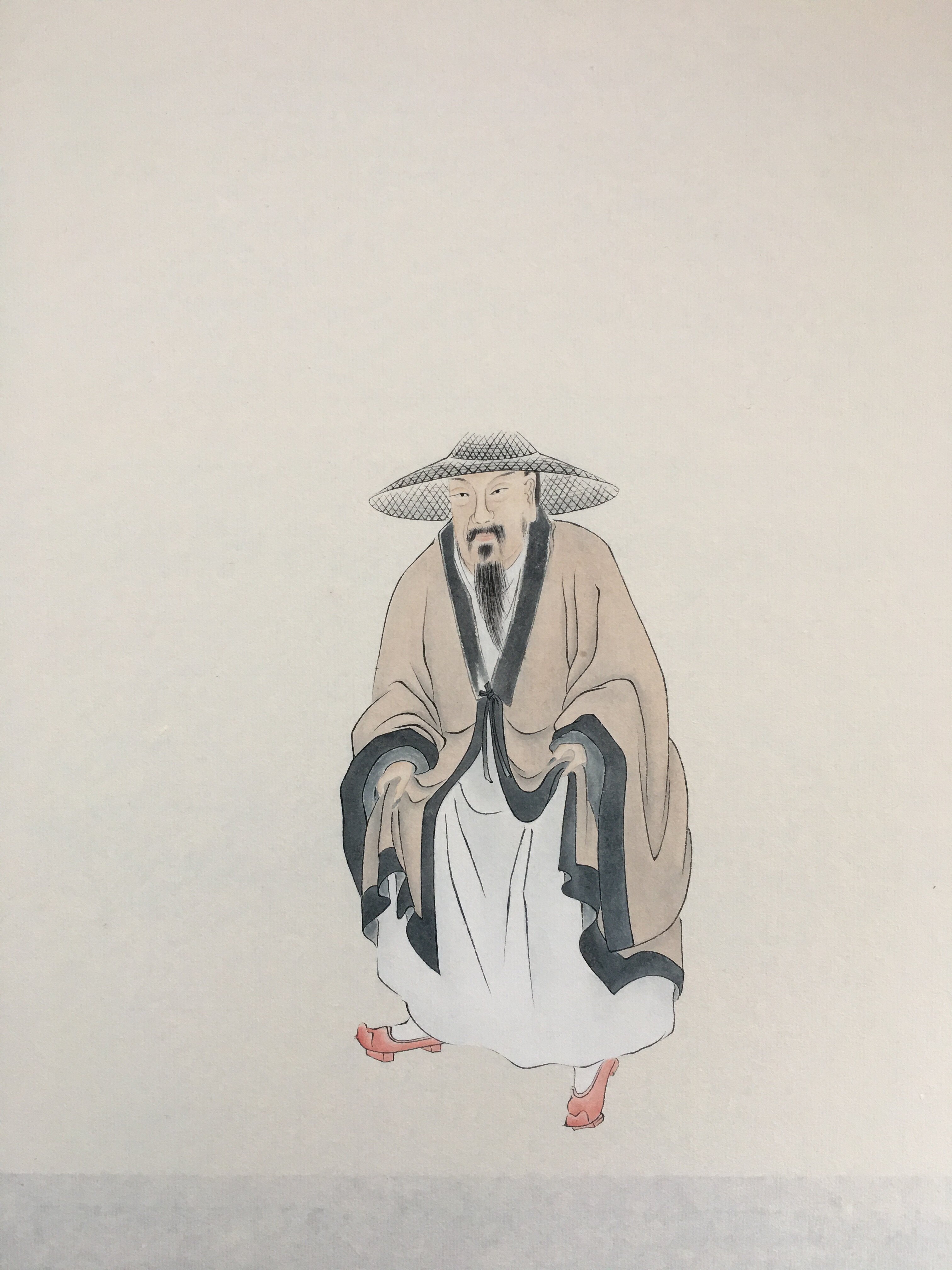 手绘工笔画苏东坡中国画手工成品定制客厅卧室装饰国画