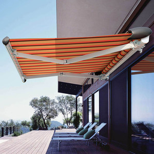 遮阳棚折叠收伸缩式挡雨棚户外阳台手摇电动遮雨蓬门头商铺面帐篷