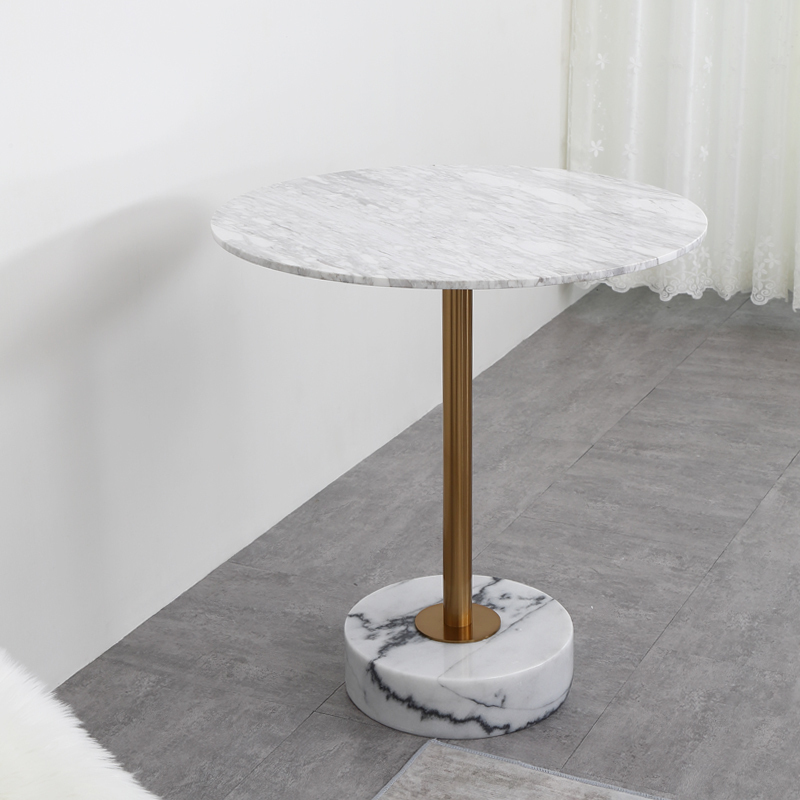 大理石餐桌 圆形 4人 现代简约家用小户型吃饭桌子 售楼部洽谈桌|msdalam kategori perabot kediaman, of Tables, meja makan - dari Buy2taobao.com untuk memberikan perkhidmatan ejen Taobao profesional membeli