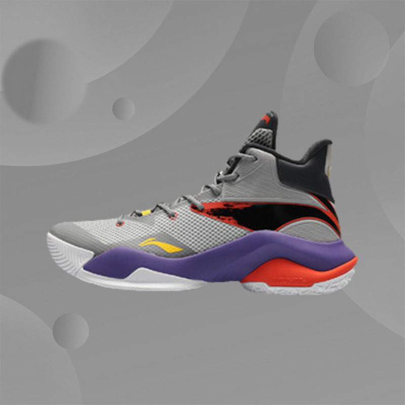 李宁空袭7篮球鞋男秋季新款减震耐磨防滑透气运动鞋abpq041