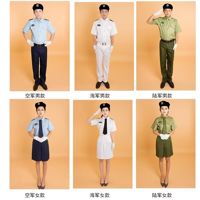 学生升旗手服装国旗班仪仗队升旗仪式礼服护卫队鼓乐队合唱演出服