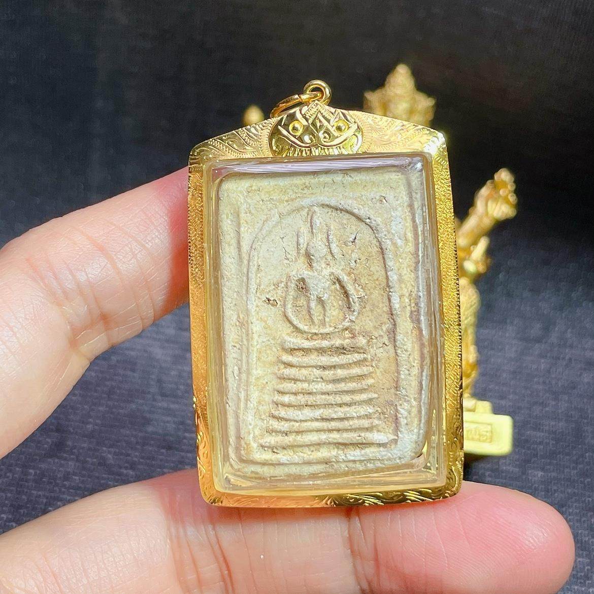 阿赞奴 崇迪 2484年 金壳萨马空卡 泰国