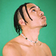 SALUTE ACADEMY x SUPPLIER 雏菊绿宝石珍珠项链嘻哈潮流街头男女