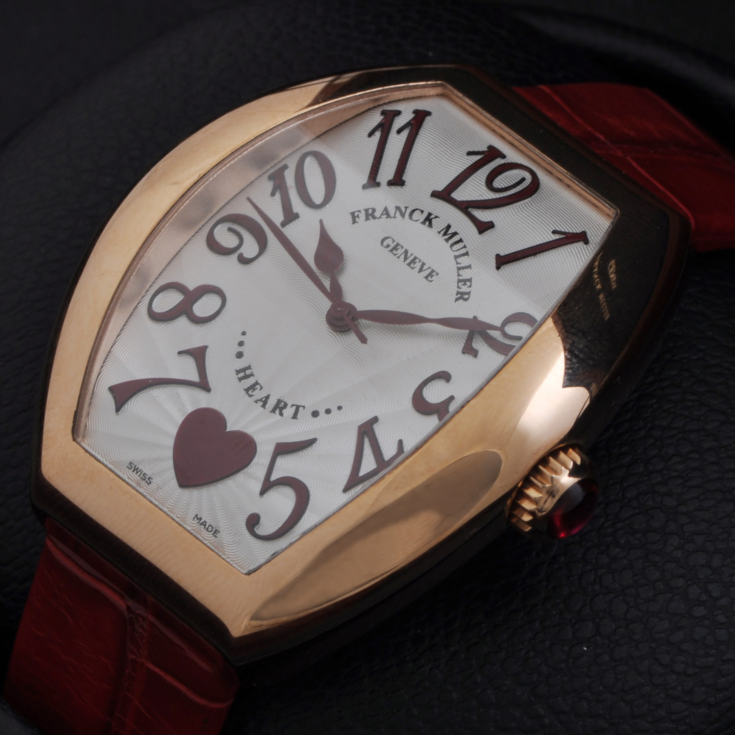 法兰克穆勒 frank muller-自动机械-六点红心-18k金-女士腕表