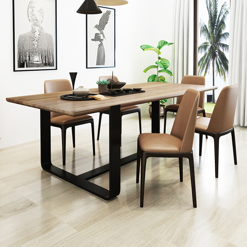 Nordic wrought iron dining table and chairs rectangular|msdalam kategori perabot kediaman, of Tables, meja makan - dari Buy2taobao.com untuk memberikan perkhidmatan ejen Taobao profesional membeli