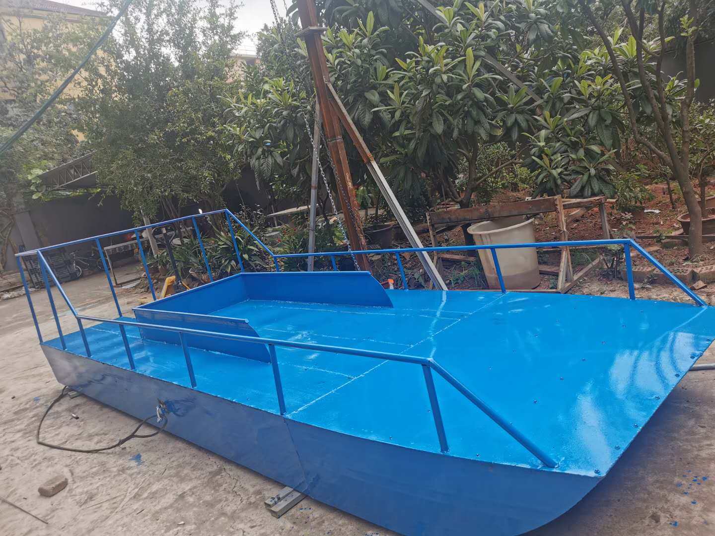 订制打渔铁船小船保洁船加厚镀锌铁皮钓鱼船渔船养殖船河道清理船