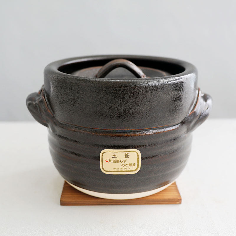 李子柒同款天目饭釜日本原装进口万古烧米饭锅煲仔饭煲汤熬粥砂锅