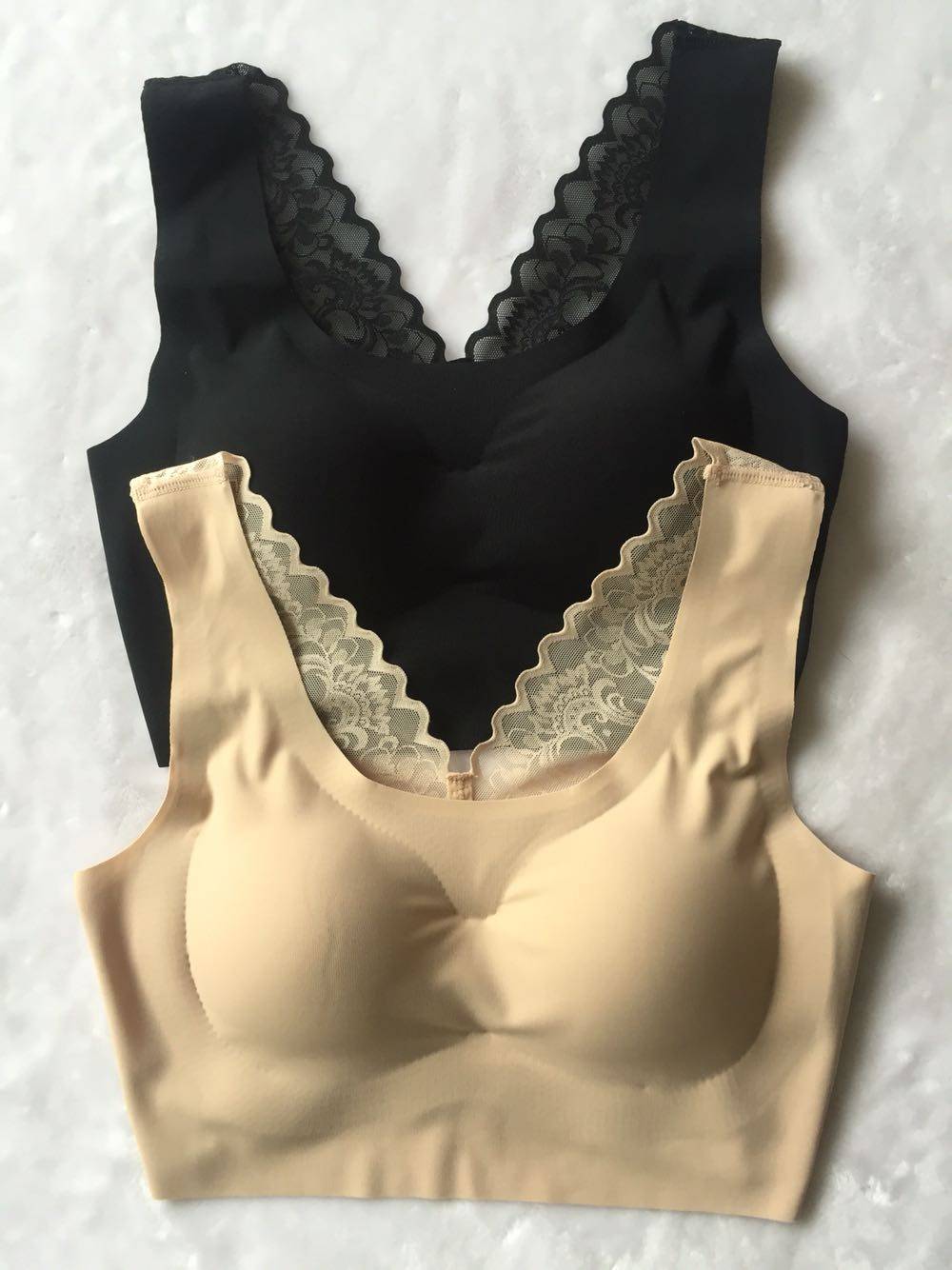 冰丝内衣女夏季日本无痕蕾丝