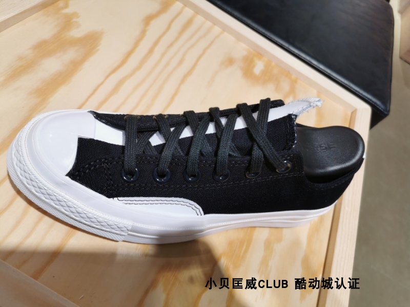 匡威经典黑色低帮双鞋舌帆布鞋休闲轻便透气小雏菊印花560875