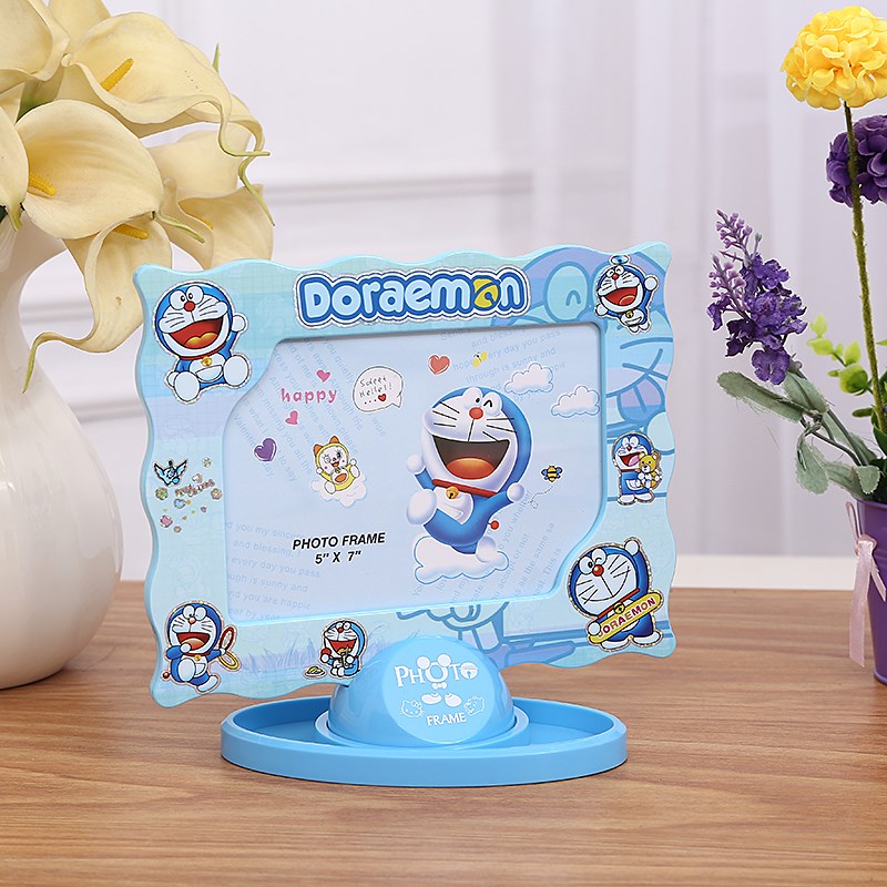 Doraemon 6 inch Two-sided rotate Photo frame HelloKitty children baby baby bedroom 7-inch Swing sets Photo Framein the Home accessories , Frame/Frames category - from Buy2taobao.com to provide professional Taobao agent buy service