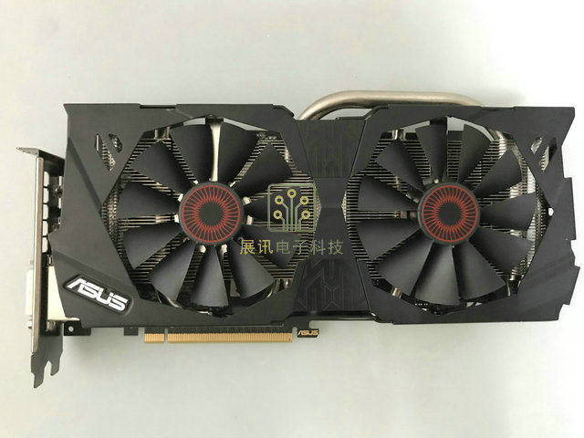 原装asus华硕猛禽strixgtx9704gd5吃鸡魔兽剑灵高端游戏显卡