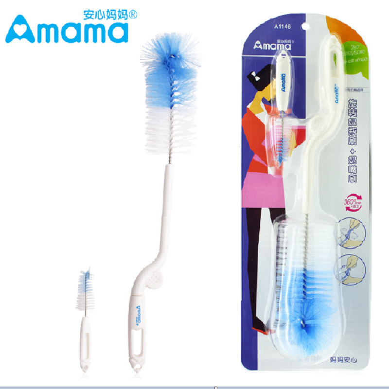 安心妈妈尼龙奶瓶刷奶嘴刷清洁刷套装360旋转长手柄多功能水瓶刷|msdalam kategori lampin/Xihu/makan/push pelarik, Memberi makan botol/botol yang berkaitan, berus botol/berus puting - dari Buy2taobao.com untuk memberikan perkhidmatan ejen Taobao profesional membeli