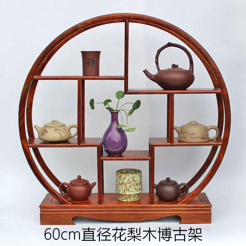 Neoclassical Chinese style Shelf trumpet Rosewood Tenon joint structure teapot vase Antique frame Rosewood Solid wood framein the Residential furniture , Shelf , Curio/Shelf category - from Buy2taobao.com to provide professional Taobao agent buy service