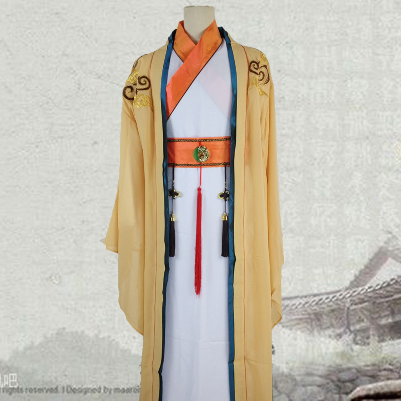 古装男士汉服古代王爷公子少爷老爷孔子皇帝便服轻薄夏季演出服装