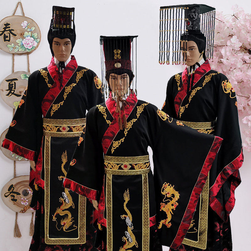 龙袍衣服唐太宗高宗玉皇大帝演出服装已售620元优惠券新品淘宝￥198