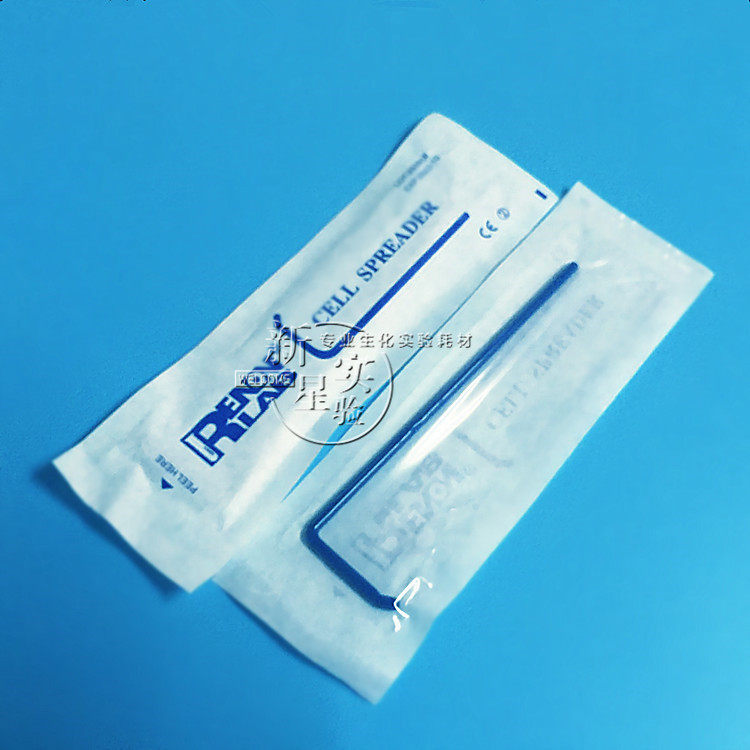 精品出口 细胞推刮器 一次性l型塑料涂布棒 灭菌独立包装