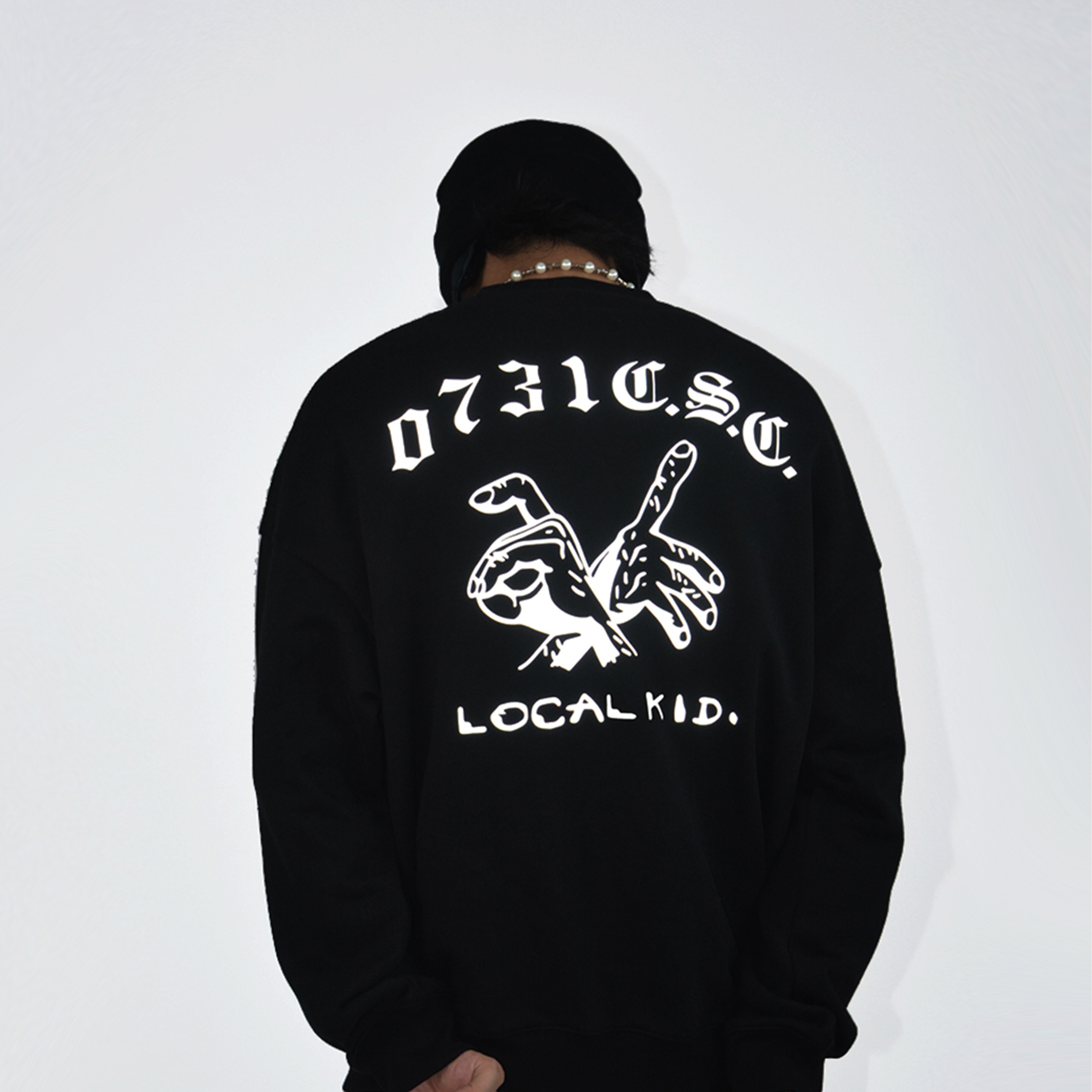 邦bang "0731csc"套头卫衣 刘聪同款街头宽松纯棉男女情侣上衣