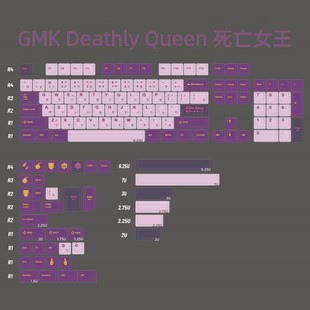 GMK Deathly Queen 死亡女王键帽PBT热升华机械原厂按键个性复古