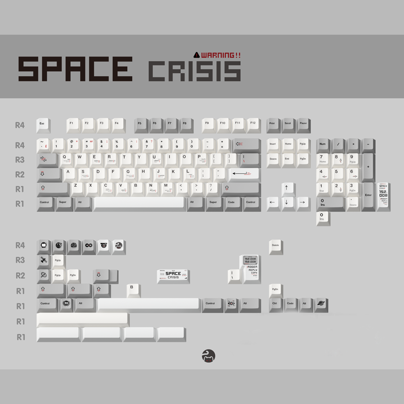 Cat keys「 SPACE CRISIS 」太空危机主题键帽 车号：439658519