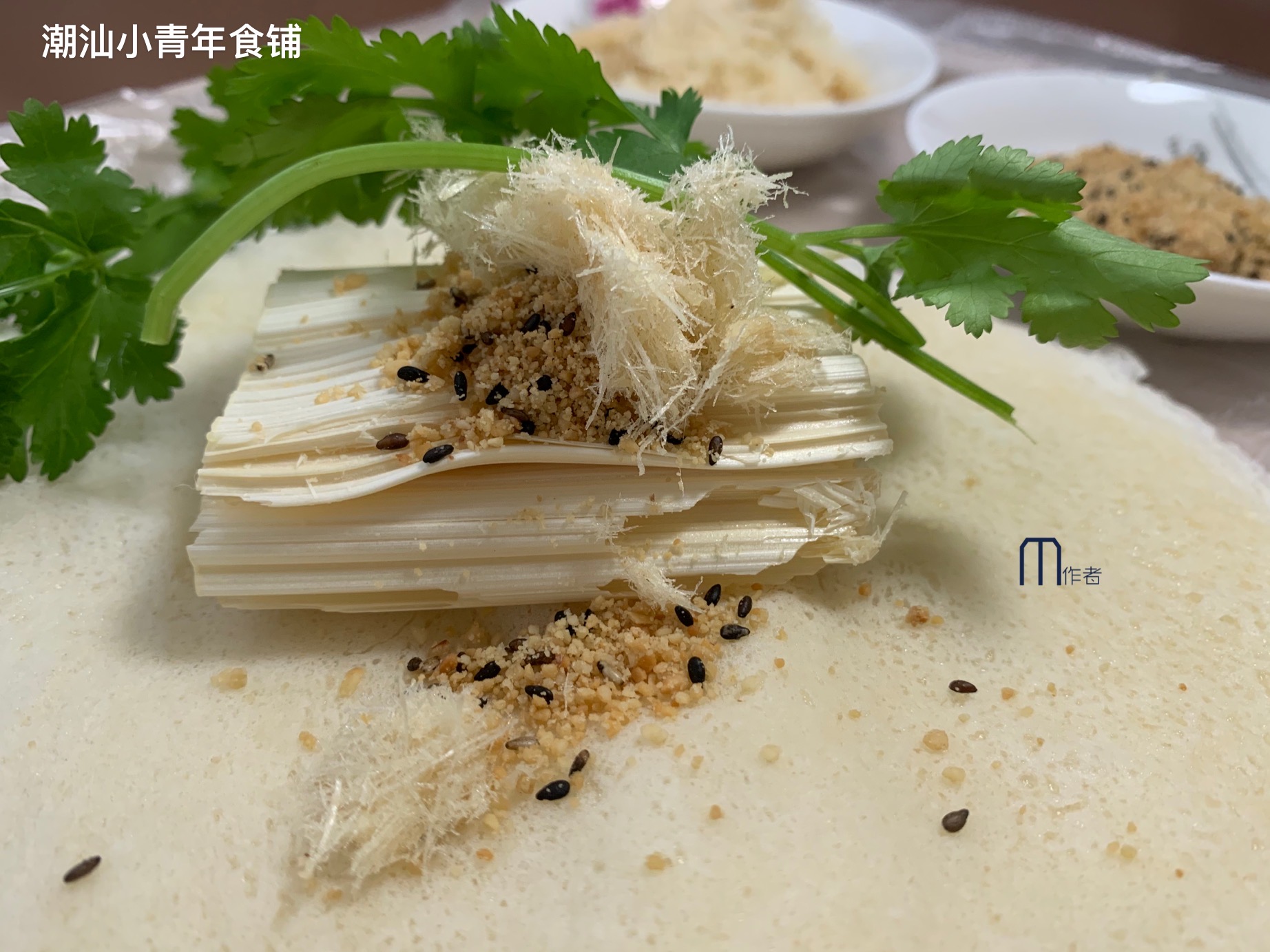 糖葱薄饼正宗潮汕特产小吃糖丝薄饼现做网红零食童年美食点心茶点