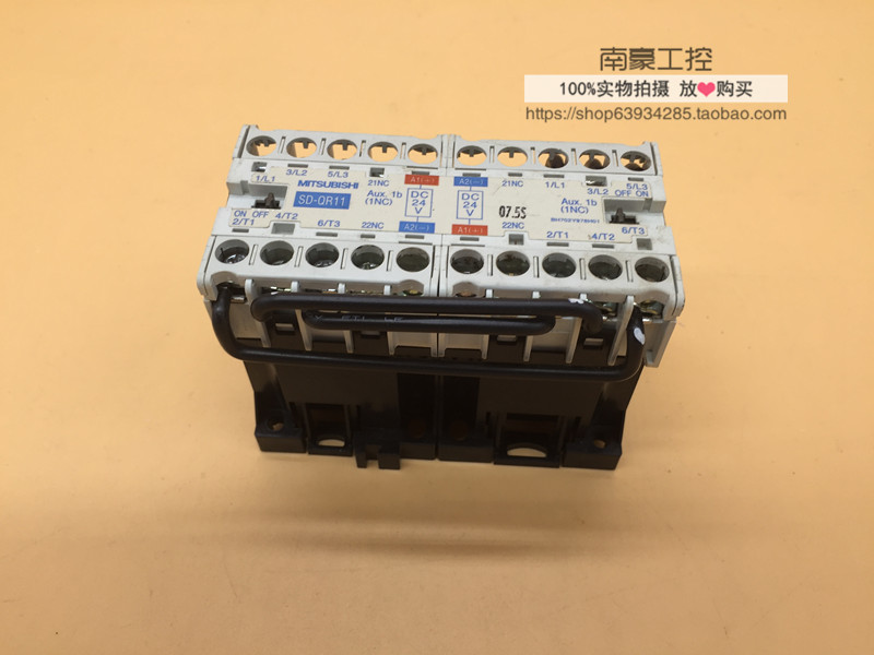 原装日本三菱 MITSUBISHI 直流可逆接触器SD-QR11 DC24V