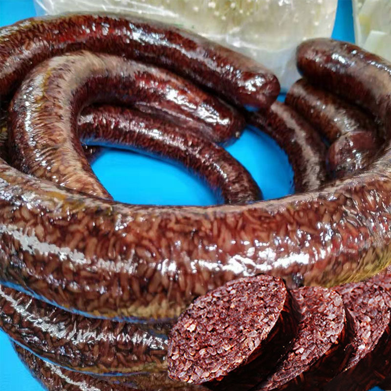 特产手工自制血灌肠湖南新鲜猪血肠农家正宗非即食糯米肠500g优惠券