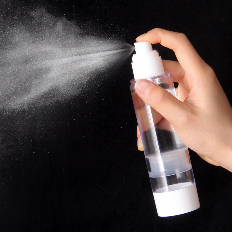家用按压式酒精喷瓶消毒液喷壶真空喷雾瓶旅行便携化妆水乳分装瓶