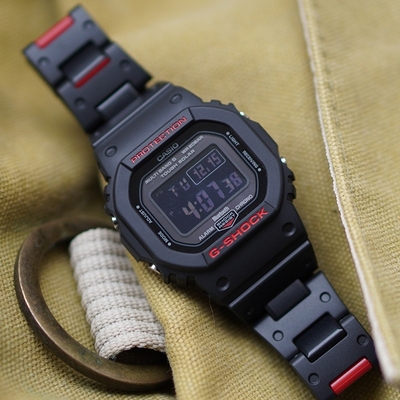 卡西欧手表gshock太阳能电波蓝牙方块运动表gwb5600hr日韩腕表