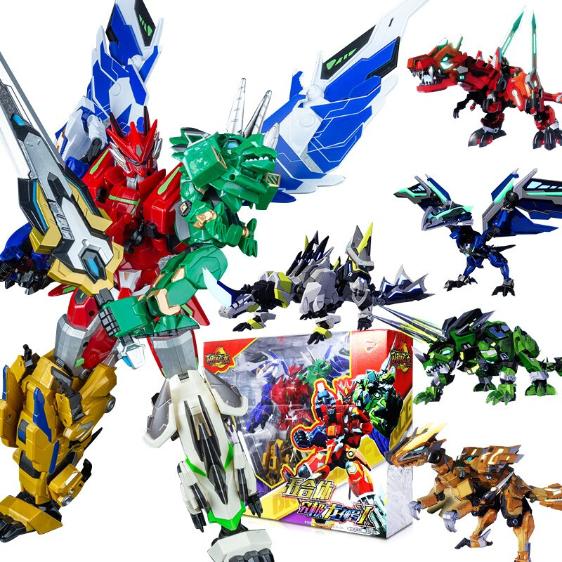 钢铁飞龙2龙魂觉醒变形玩具金刚恐龙奥特曼五合体究极龙神号机甲x