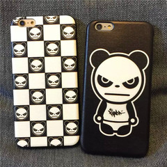 你好熊猫苹果6plus手机壳卡通可爱软胶6s外壳 iphone6保护壳潮牌