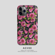 Acvoo红色花卉iPhone13适用于12ProMAX双层15P全包XR女生14手机壳