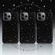 Acvoo星空复古黑色创意个性iPhone15Promax不掉漆环保无异味不掉色保护13适用于14防摔壳苹果12手机壳XR时尚