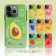 Acvoo夏日水果水蜜桃西瓜葡萄iPhone15保护12适用于苹果14手机壳x