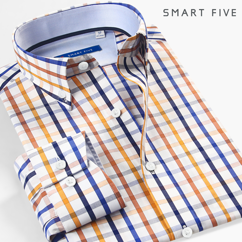 Season shirt Autumn Thin section Long sleeve Light cooked fashion business affairs Self cultivation Light extravagance colour lattice shirtin the Men's clothing, Shirt category - from Buy2taobao.com to provide professional Taobao agent buy service