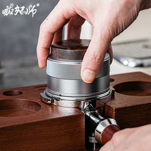 咖啡压粉器布粉锤按压式恒定压力压粉锤意式咖啡51/58mm咖啡器具