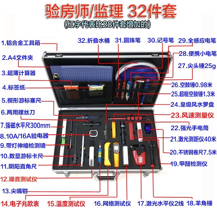 验房工具8种图片