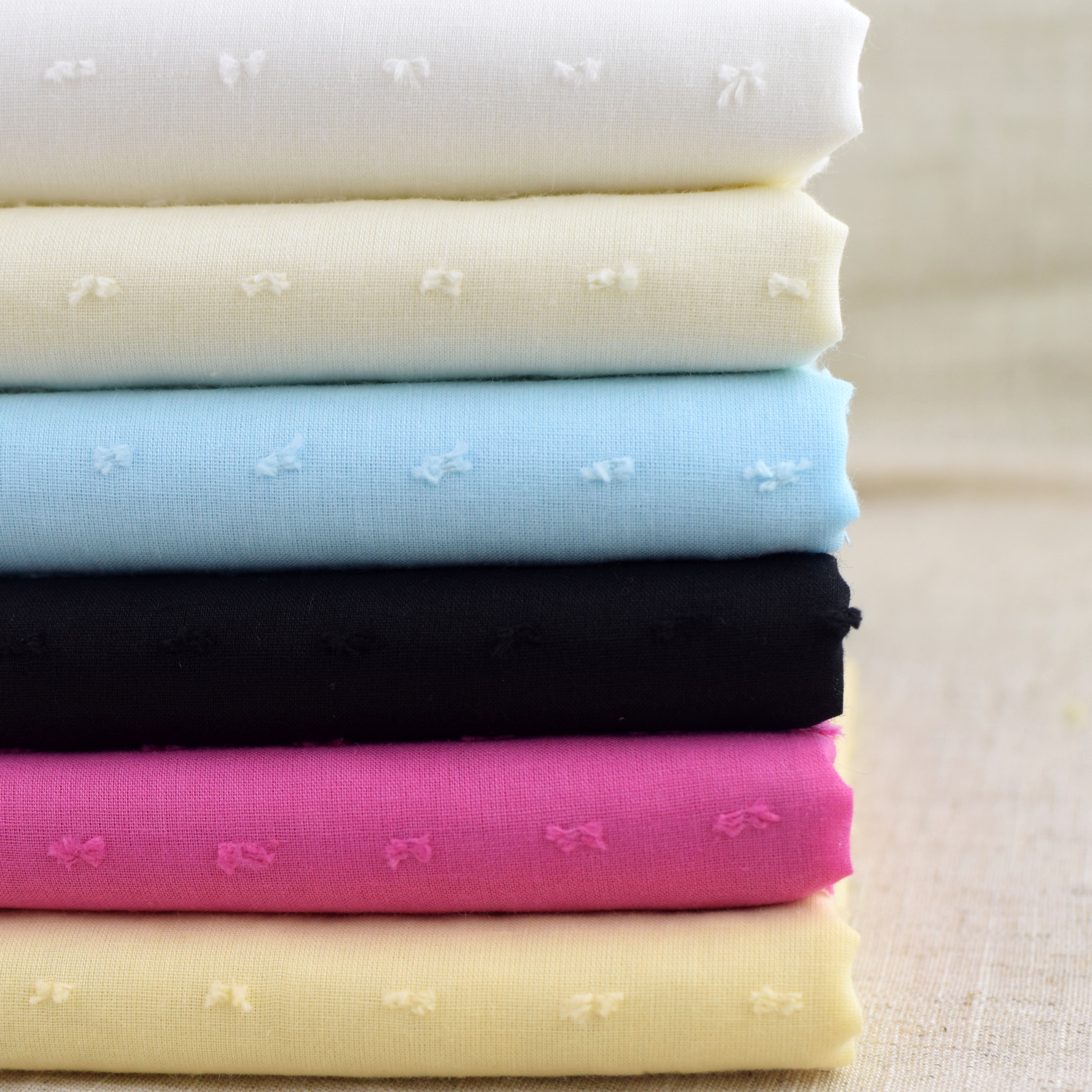 纯棉9088纱布 全棉剪花纯色棉麻布料 薄款衬衫连衣裙童装宝宝面料