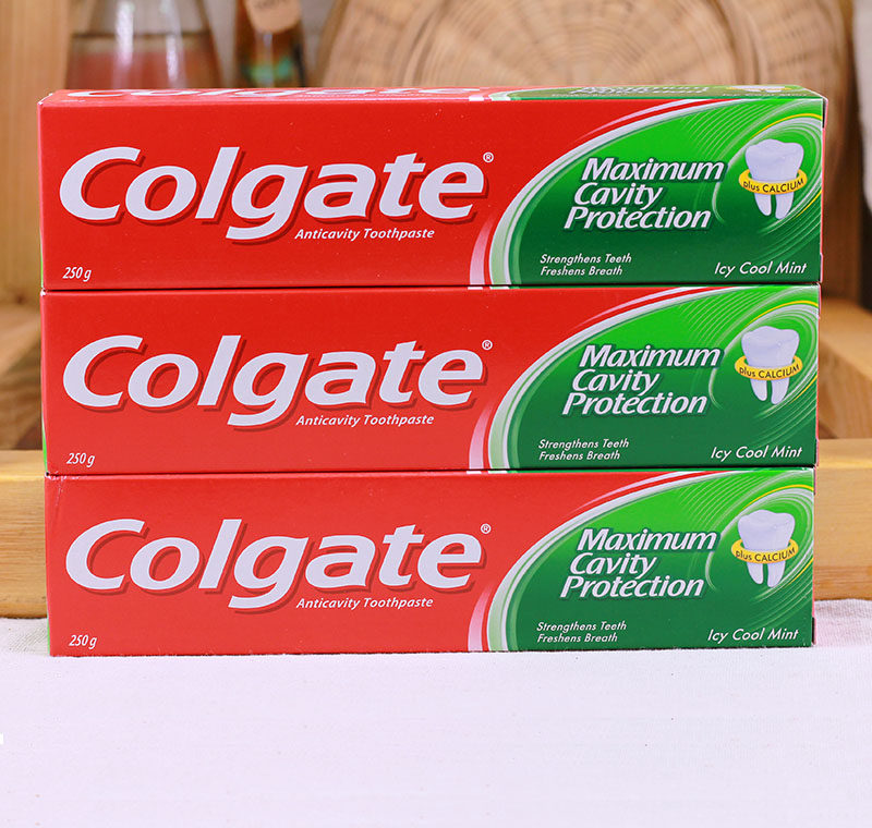 高露洁牙膏 进口 香港_3支装香港进口colgate高露洁牙膏冰爽薄荷型