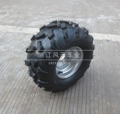 卡丁车配件 小公牛沙滩车18X9.50-8寸后越野轮胎带轮毂 18X9.5-8