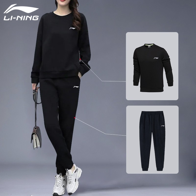 运动服套装女李宁
