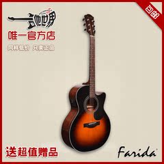 吉他世界网 法丽达Farida R-21 R-21CE D-15 R-15面单板民谣吉他