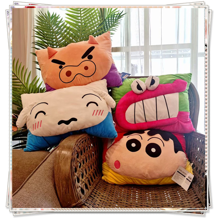可爱卡通蜡笔小新小白左卫门野原新之助毛绒抱枕靠垫腰靠沙发靠垫|msdalam kategori rumah Fabrik, bantal/bantal - dari Buy2taobao.com untuk memberikan perkhidmatan ejen Taobao profesional membeli