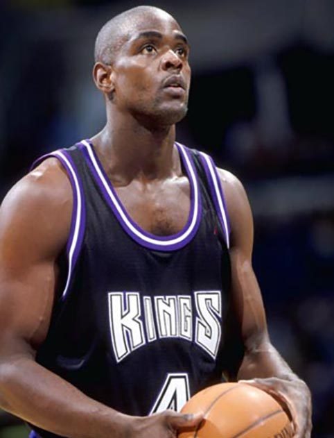 克里斯·韦伯国王队4号复古网眼球衣76人活塞篮球服套装刺绣定做