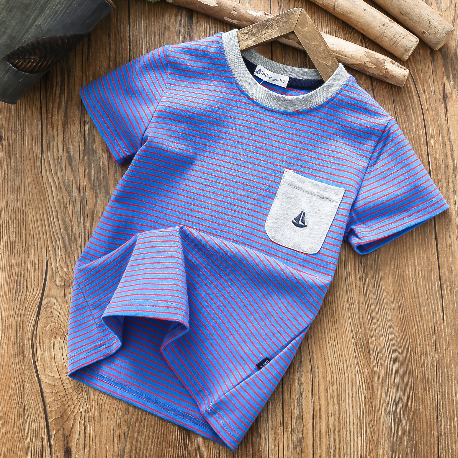 男童短袖汗衫夏季儿童纯棉t恤新款男孩宽松半袖体恤衫夏装上衣