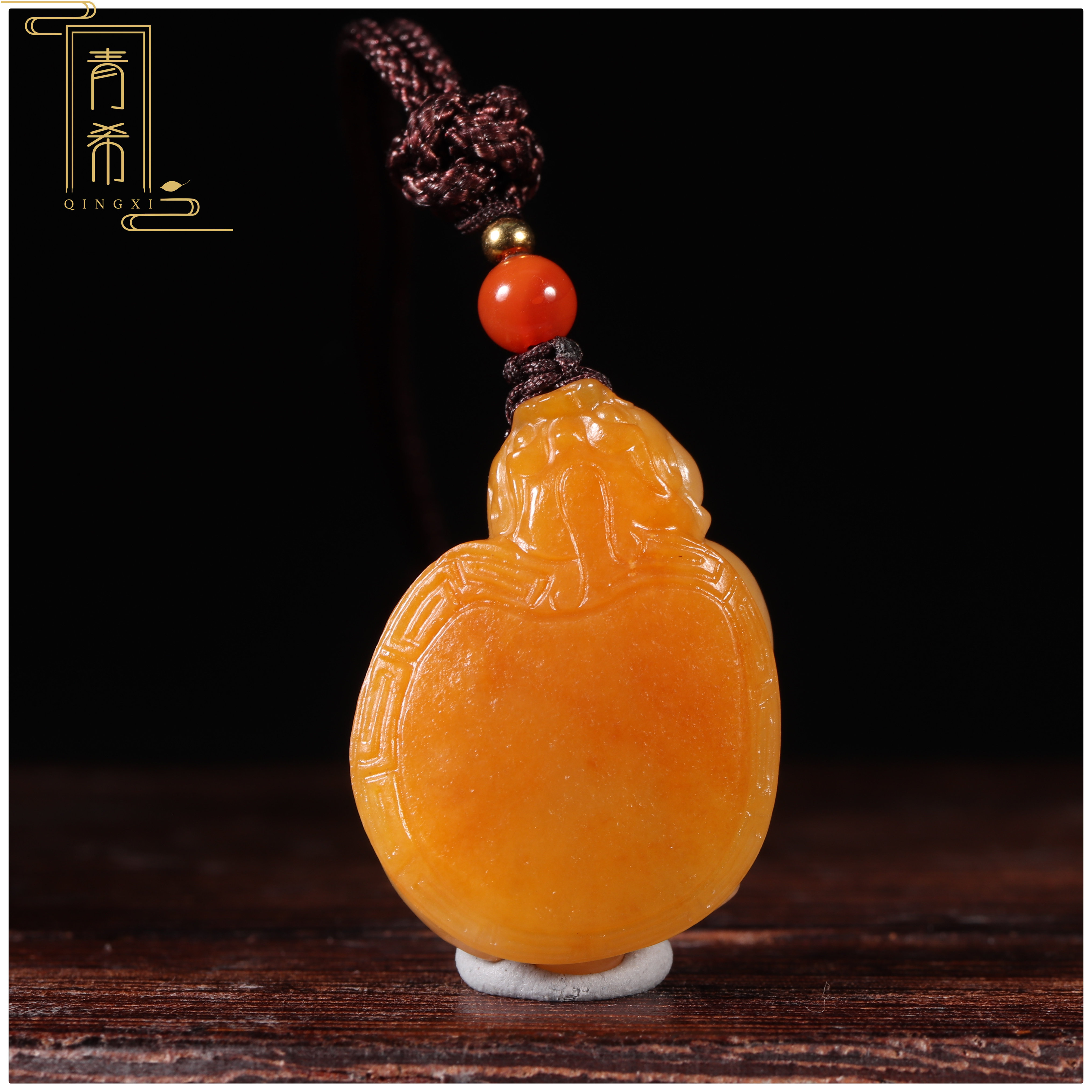 在售藏品级黄沁龙龟正宗新疆和田玉籽料原石吊坠挂件熟糯沁色