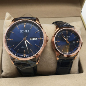 宾利手表机械男真皮图片