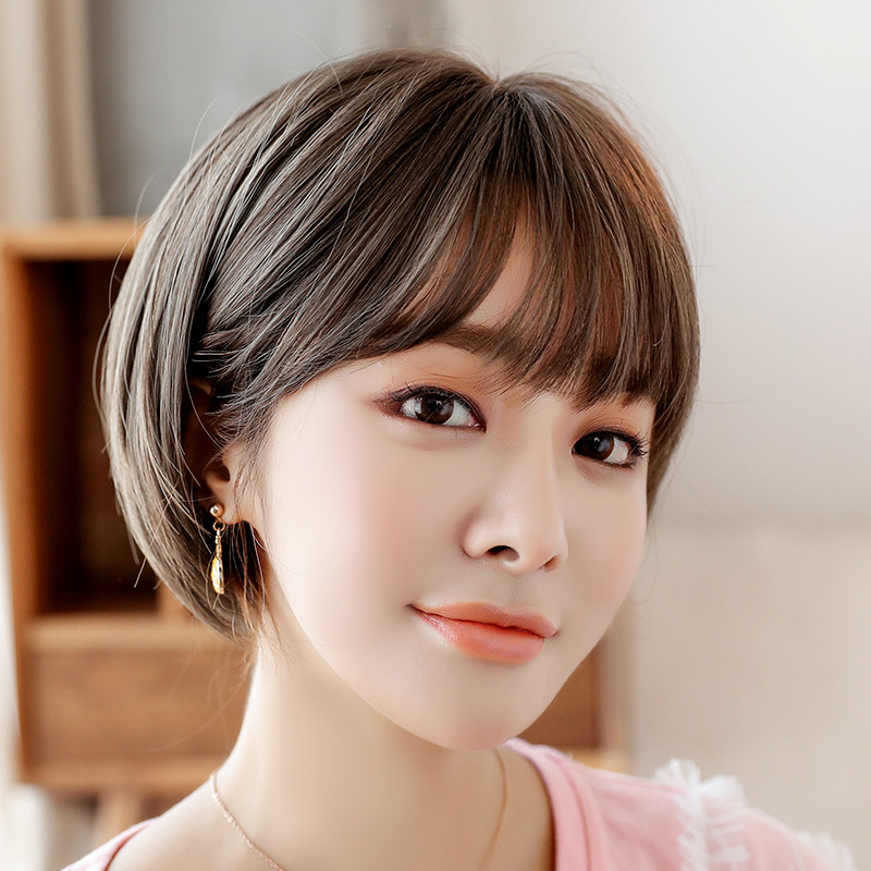 热销假发女短发圆脸修脸气质
