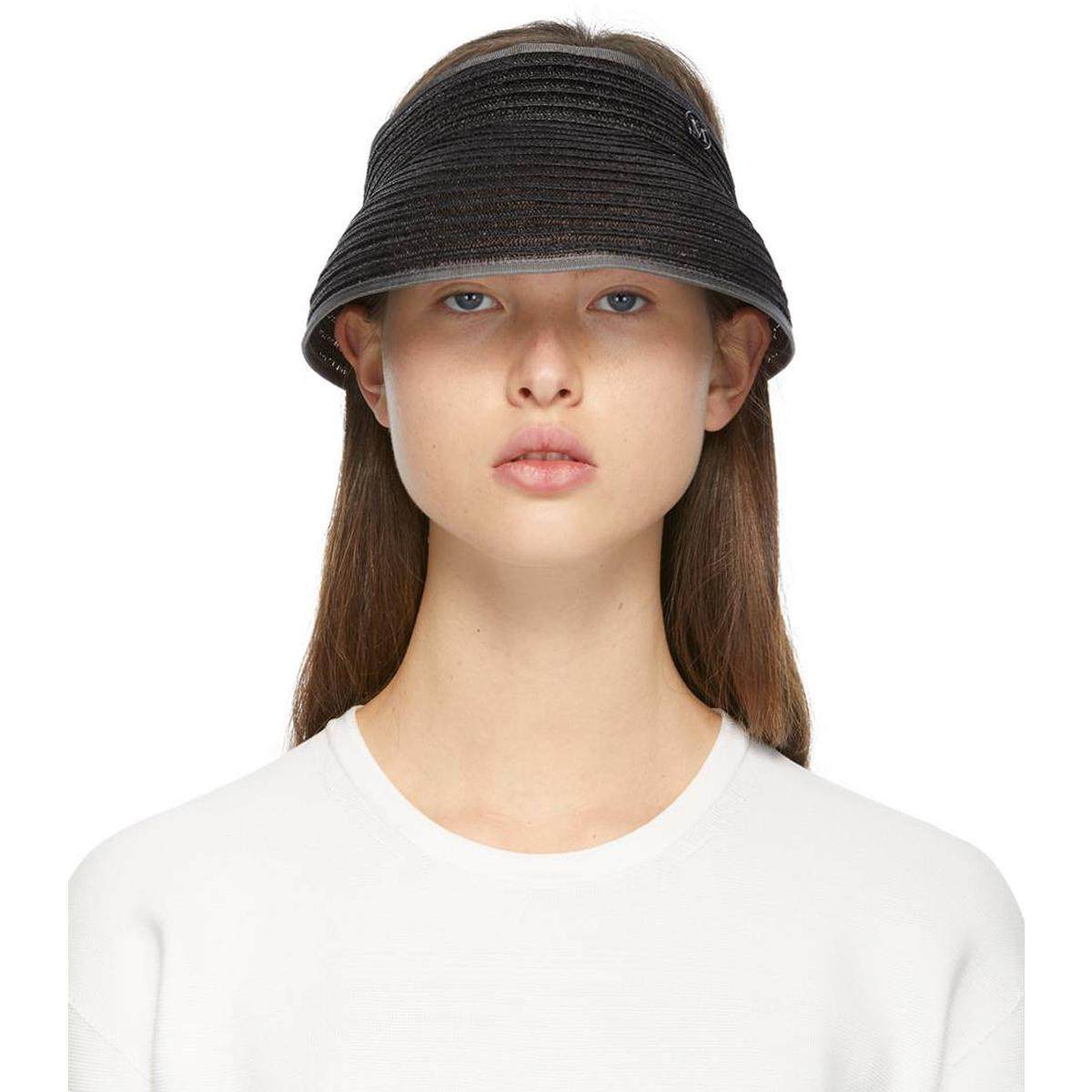 含税代购maisonmichel黑色patty遮阳帽2022新款秋冬女士