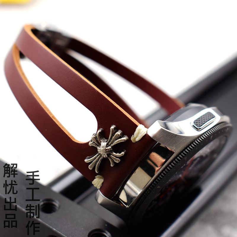 适用三星gear s3 galaxy华米为watch2 pro GT简约复古真皮手表带在类目 智能设备, 智能设备配件, 智能手表手环表带/腕带中 - 来自Buy2taobao.com提供专业的淘宝代购服务
