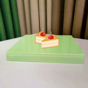 蛋糕甜点彩色陈列展示架亚克力定制广告板面包烘焙店冷餐西点摆台